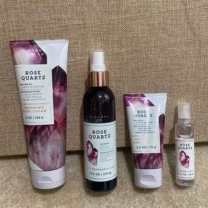 Rose Quartz Bath and Body set